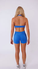 Load image into Gallery viewer, Blue ES TIME Halter bra
