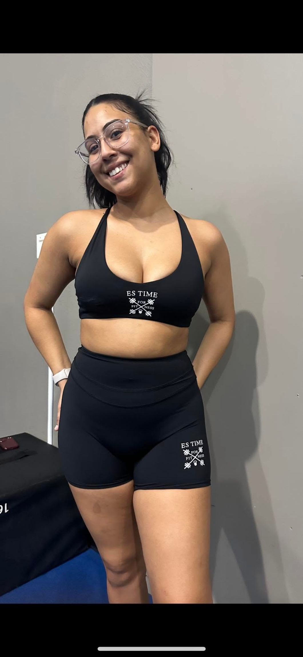 Black ES TIME FOR FITNESS Women Shorts