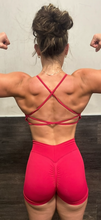 Load image into Gallery viewer, Red ES TIME FOR FITNESS Women Shorts
