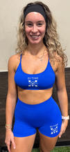 Load image into Gallery viewer, Blue ES TIME FOR FITNESS Sports Bra
